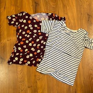 Nursing friendly shirts size medium